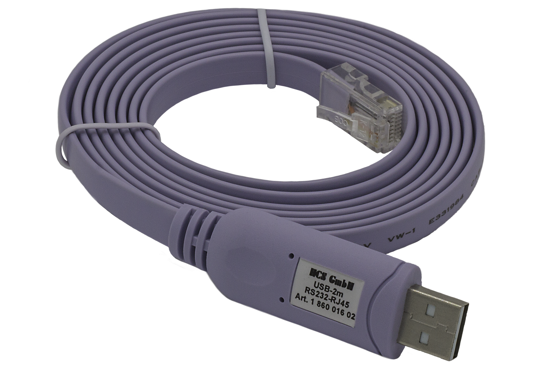 2 USB-2m RS232-RJ45